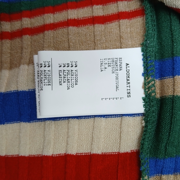 Aldo Martins Multicolor Striped Top - Picture 9 of 11